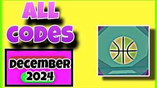 DECEMBER 2024 ALL WORKING CODES BASKETBALL LEGENDS ROBLOX  BASKETBALL LEGENDS CODES [upl. by Enorej]