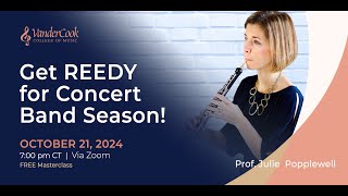 Get Reedy for Concert Band Season with Professor Julie Popplewell [upl. by Polak]