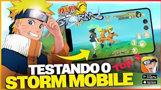 Top 3 Naroto game for mobile phone only play store available Super game offline and online [upl. by Hasseman]