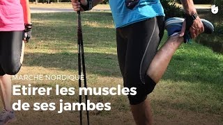 Exercices détirement des jambes  Marche Nordique [upl. by Seessel]