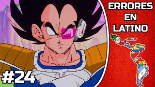 TODOS LOS ERRORES DE DRAGON BALL EN LATINO PARTE 24 VEGETA EL PUTO AMO [upl. by Weissman]