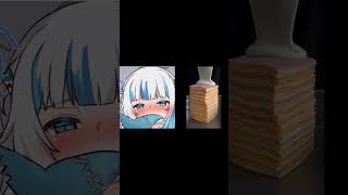 Gawr Gura Hololive cheese slap meme [upl. by Demahom]