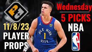 PRIZEPICKS NBA WEDNESDAY 118 CORE PLAYER PROPS [upl. by Orest998]