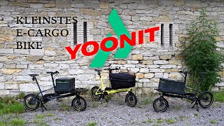 YOONIT Mini Cargobike  Kurzvorstellung Carrier Ergonomie Preise  Pakumo Paderborn [upl. by Mano]