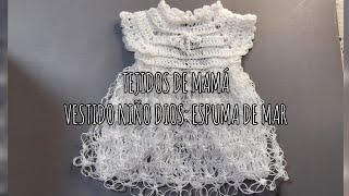 Vestido para niño Dios Puntada Espuma del Mar [upl. by Cindi]