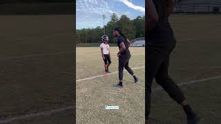 I bet Maleek CAN’T catch the ball on me😎 Comedy Football Sports TBFunnyASF [upl. by Denae]