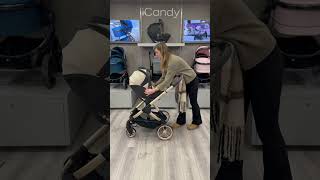 How to release the iCandy Cocoon from the car seat adaptors Peach 7 [upl. by Madel]