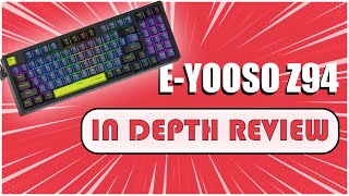 EYOOSO Z94 Wired Hot Swappable Mechanical Keyboard  Mamba Op  EYOOSO Z94 Keyboard Review [upl. by Lubbi484]