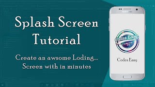 Android Splash Screen With Android Studio [upl. by Jenna]
