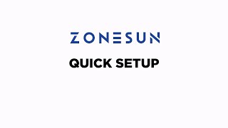 Zonesun ZSLP800 ZSFM5A ZSGK4200V ZSTB822 Line Instructions [upl. by Wollis]