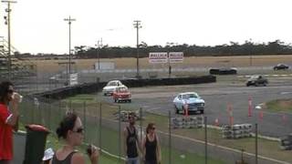 VL COMMODORE TURBO amp MK1 Escort Cruising at Mallanats 2010 Straight cut gearbox [upl. by Grounds]