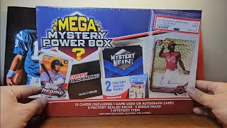 Pulled 2 Autographs Out of This Mega Mystery Power Box [upl. by Eseer]