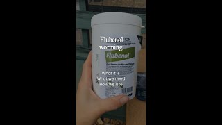 Chicken Worming using Elanco Flubenol wormer [upl. by Benedick]