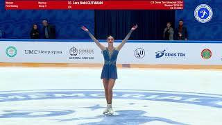 Lara Naki GUTMANN Long Program DENIS TEN MEMORIAL CHALLENGE 2024 [upl. by Sibell]