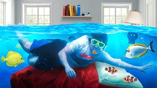 I Transformed My Bedroom Into A Fish Tank [upl. by Yablon79]