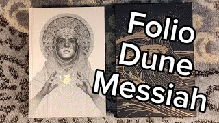 Unboxing Dune Messiah by Frank Herbert  Folio Society Edition  Hilary Clarcq Illustrated Book [upl. by Tyne]