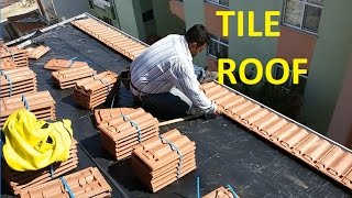 KİREMİT NASIL DÖŞENİR ÇATI HOW TO ROOF TILE LAYING [upl. by Trevlac171]