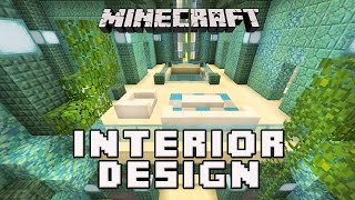 Minecraft How To Make A House UnderwaterInterior Design Coral House Part 8 [upl. by Adnauq]