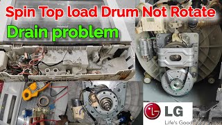 lg top load washing machine  Drum not Rotating washing machine not spinning washing machine repair [upl. by Atirhs981]