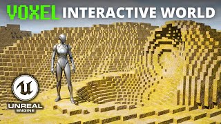 How to Create an Interactive Voxel World in Unreal Engine 5 [upl. by Hiasi]