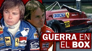 GUERRA EN EL BOX GUILLES VILLENUEVE VS DIDIER PIRONI [upl. by Raimund234]