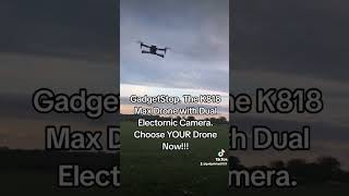 The K818 Max Drone with Dual Camera Flying drone drones camera photography twilight [upl. by Ahsinhoj644]