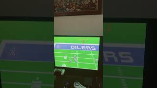 Nice TD pass from Warren Moon to Curtis Duncan on Madden NFL 94 for Super Nintendo snesmini [upl. by Thill511]