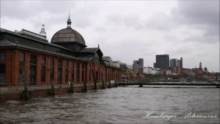 4K Hamburger Hafen bei Hochwasser am 02022016 [upl. by Thurman]