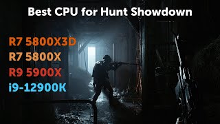 Best CPU for Hunt Showndown R7 5800X3D vs R7 5800X vs R9 5900X vs i912900K [upl. by Lyndel664]