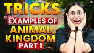 Tricks to Remember Animal Kingdom Example  Non Chordates Examples Tricks  Bharti Singh [upl. by Lemart]