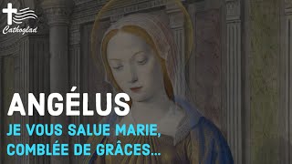 Je vous salue marie comblée de grâce — Angélus  Chanté  avec Paroles [upl. by Hurleigh240]