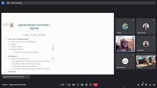 October 15 2024  Agenda Review Committee [upl. by Yunfei323]