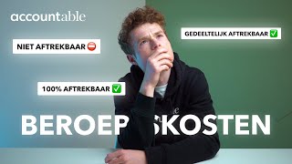 BEROEPSKOSTEN  Welke kosten zijn aftrekbaar [upl. by Eenet]