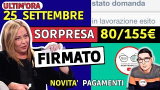 ULTIM’ORA⚠️ INPS SORPRESA 25 SETTEMBRE 2023  LAVORAZIONI RDC DATE PAGAMENTI 5 NOVITà DOPPIO BONUS [upl. by Einnel]