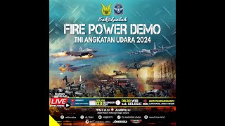 Fire Power Demo TNI Angkatan Udara 2024 [upl. by Akeihsal972]