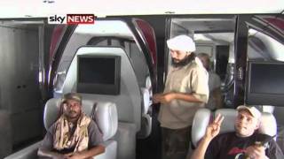 Libya Conflict Inside Colonel Gaddafis Private Jet [upl. by Ahsenyt878]