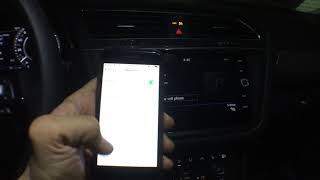 How to Pair your Phone to 20182019 Tiguan Bluetooth [upl. by Seligman]