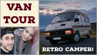 RETRO VAN TOUR  Meet Merlin our Renault Trafic Campervan Van life starts now [upl. by Calendre]