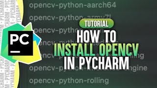 How to Install the OpenCV in PyCharm  PYTHON [upl. by Moseley509]