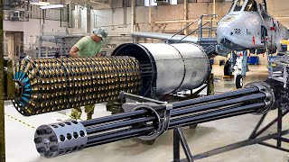 Inside US Air Force Massive Facility Maintaining A10’s Scary Gatling Gun [upl. by Daph]