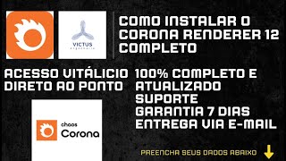 Como instalarHow to Install Corona Renderer 12 coronarender coronarenderer coronarender12 [upl. by Shull]