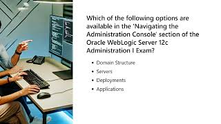 1z0 133 Oracle WebLogic Server 12c Administration I Exam [upl. by Adnowat]