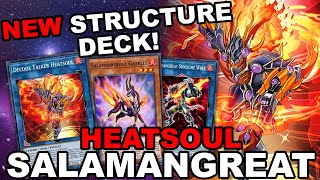 NEW SALAMANGREAT STRUCTURE DECODE TALKER HEATSOUL Salad Combo Guide amp Deck YuGiOh Master Duel [upl. by Baudin]