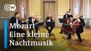 Mozart Eine kleine Nachtmusik  Gewandhaus Quartet with Stefan Adelmann double bass [upl. by Nalak]