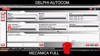 TUTORIAL DIAGNOSIS AUTOCOM DELPHI 2013 [upl. by Follmer17]