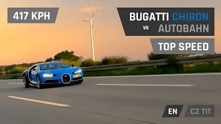 Bugatti Chiron vs Autobahn  Top Speed TEST [upl. by Garceau]