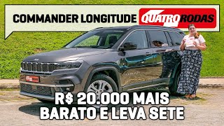 Jeep Commander Longitude tem SETE LUGARES pelo mesmo preço do Compass [upl. by Ahon]