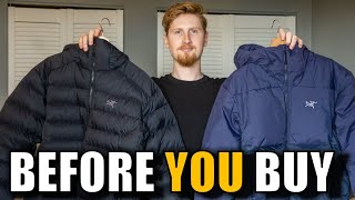 ArcTeryx Down Jackets WORTH IT  NEW Thorium vs Thorium SV Comparison and Review [upl. by Vitkun]