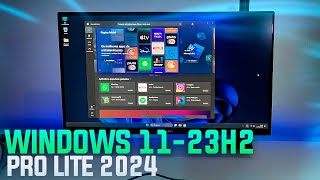 WINDOWS 11 PRO LITE 23H2  RÁPIDO  OTIMIZADO PARA PC FRACO E PC GAMER🔥 [upl. by Tisha865]