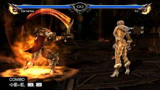 SOULCALIBUR V Official Guide CERVANTES COMBOS Video 1020 [upl. by Smart]